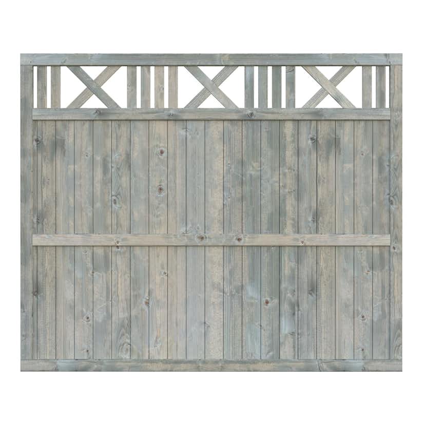 Skärm Palmako Karina 6 Grå tryckimpregnerad