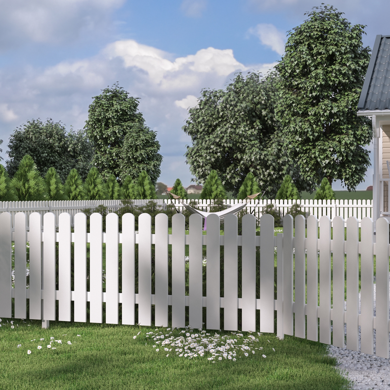 Staket Palmako Kelda 8