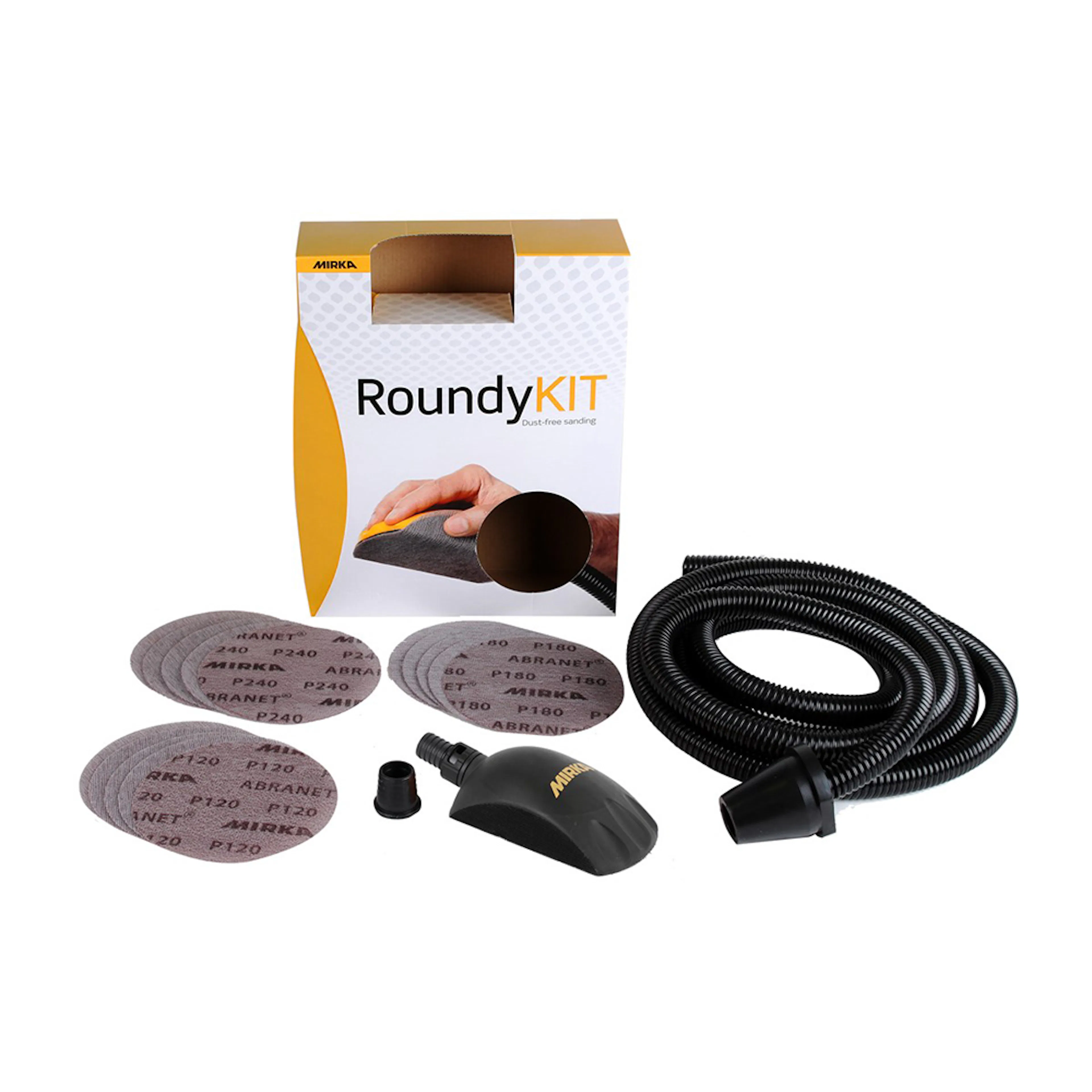 Handslipstödkit Mirka Roundy 4 m Slang