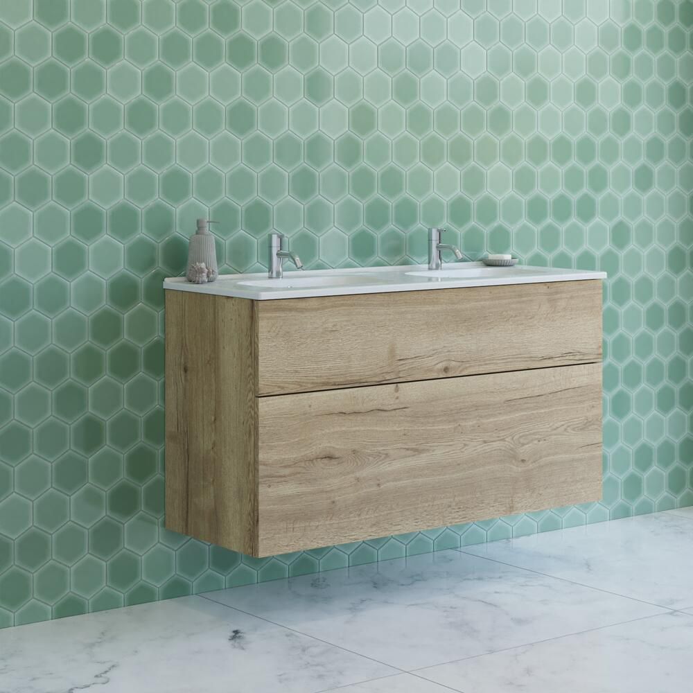 Tvättställsskåp Dansani Luna Kantate Dubbel