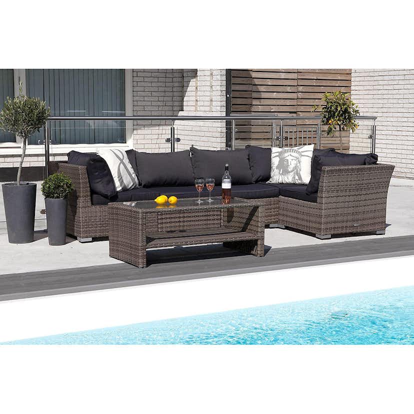 Klädsel Comfort Garden till Loungegrupp Florida 4 Grå