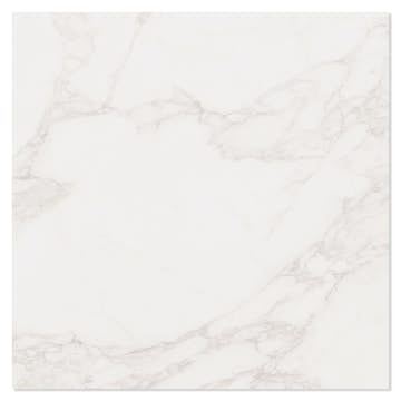Marmor Hill Ceramic Klinker Crystal Vit-Grå Blank Marmor Rak 60x60 cm
