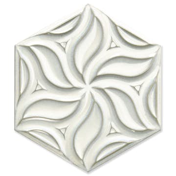 Kakel Hill Ceramic Ivy Vit Blank 25x51 cm
