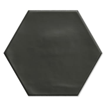 Klinker Hill Ceramic Hexagon Trinidad Svart Matt 15x17 cm