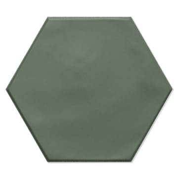 Klinker Hill Ceramic Hexagon Trinidad Grön Matt 15x17 cm