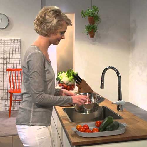 Köksblandare Hansgrohe Talis S 200 med Utdragbar Pip