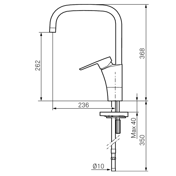 Köksblandare Mora Cera K7