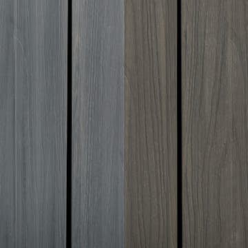 Komposittrall Kärnsund Wood Link DoubleDeck+ 23x140x2800 mm Vändbar 2-färger