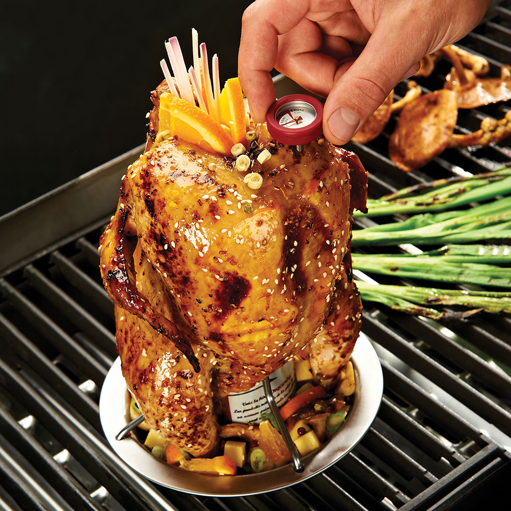 Kycklinghållare Broil King med Termometer