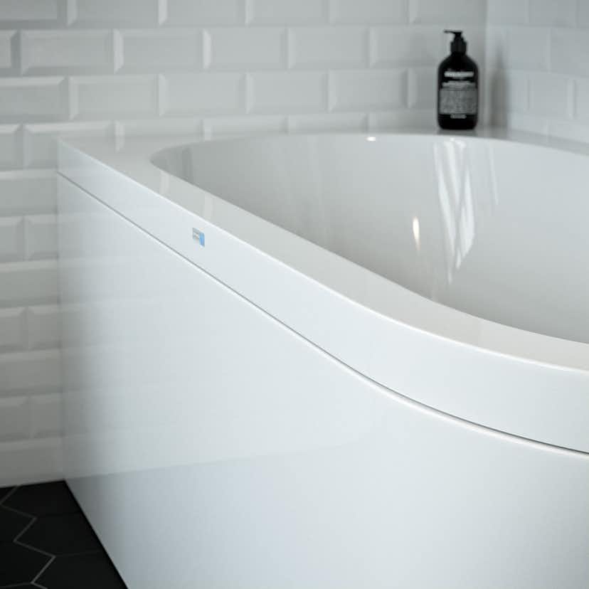 L-panel Nordhem Till Torekov Vit L-Panel Standard, 1600 mm