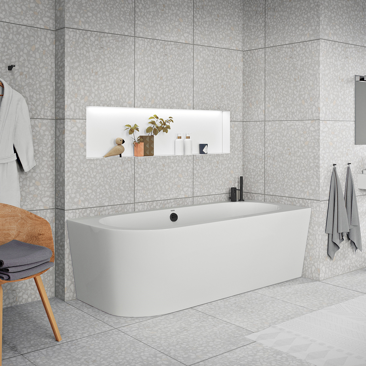 Badkar Strømberg Lago Lucite