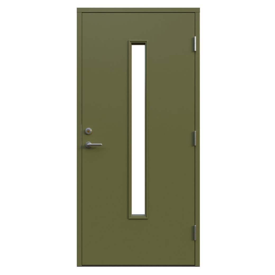 Ytterdörr Leksandsdörren Vargnäs Eco74 RC2N