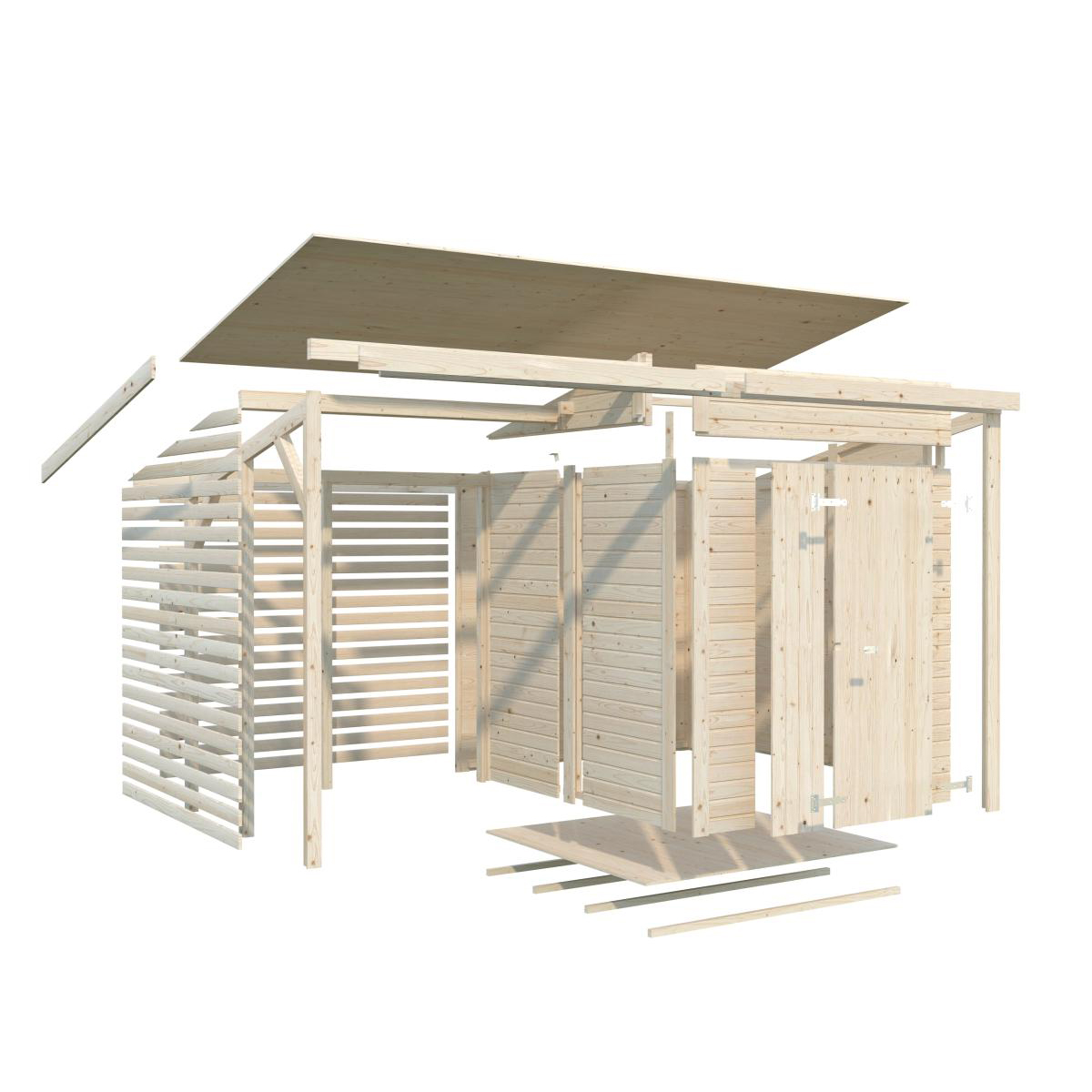 Förråd Palmako Leif 6,3 m2