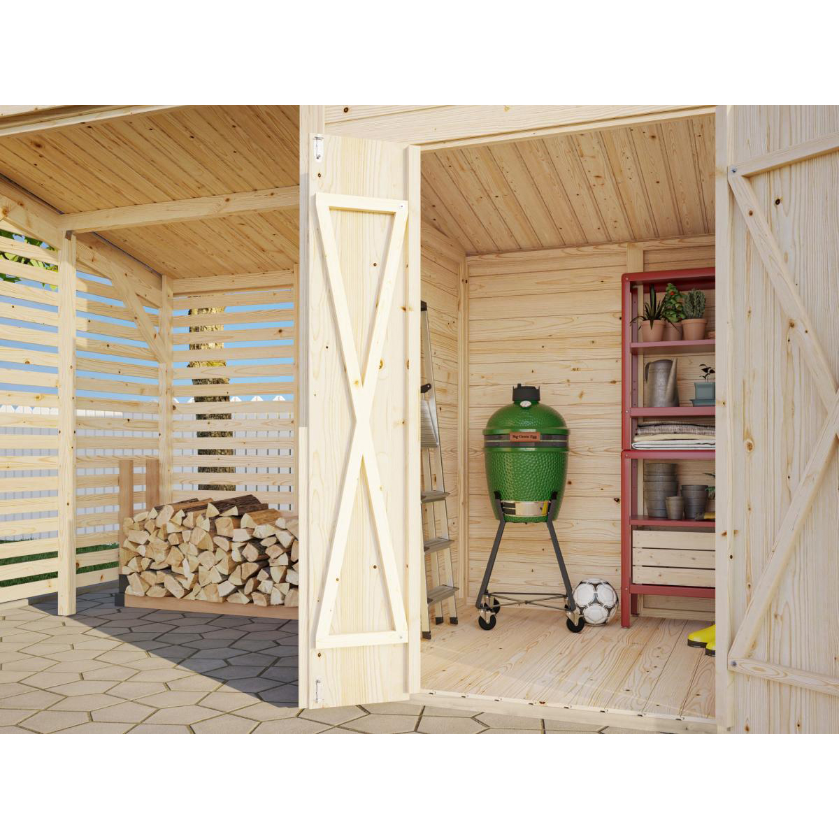 Förråd Palmako Leif 6,3 m2