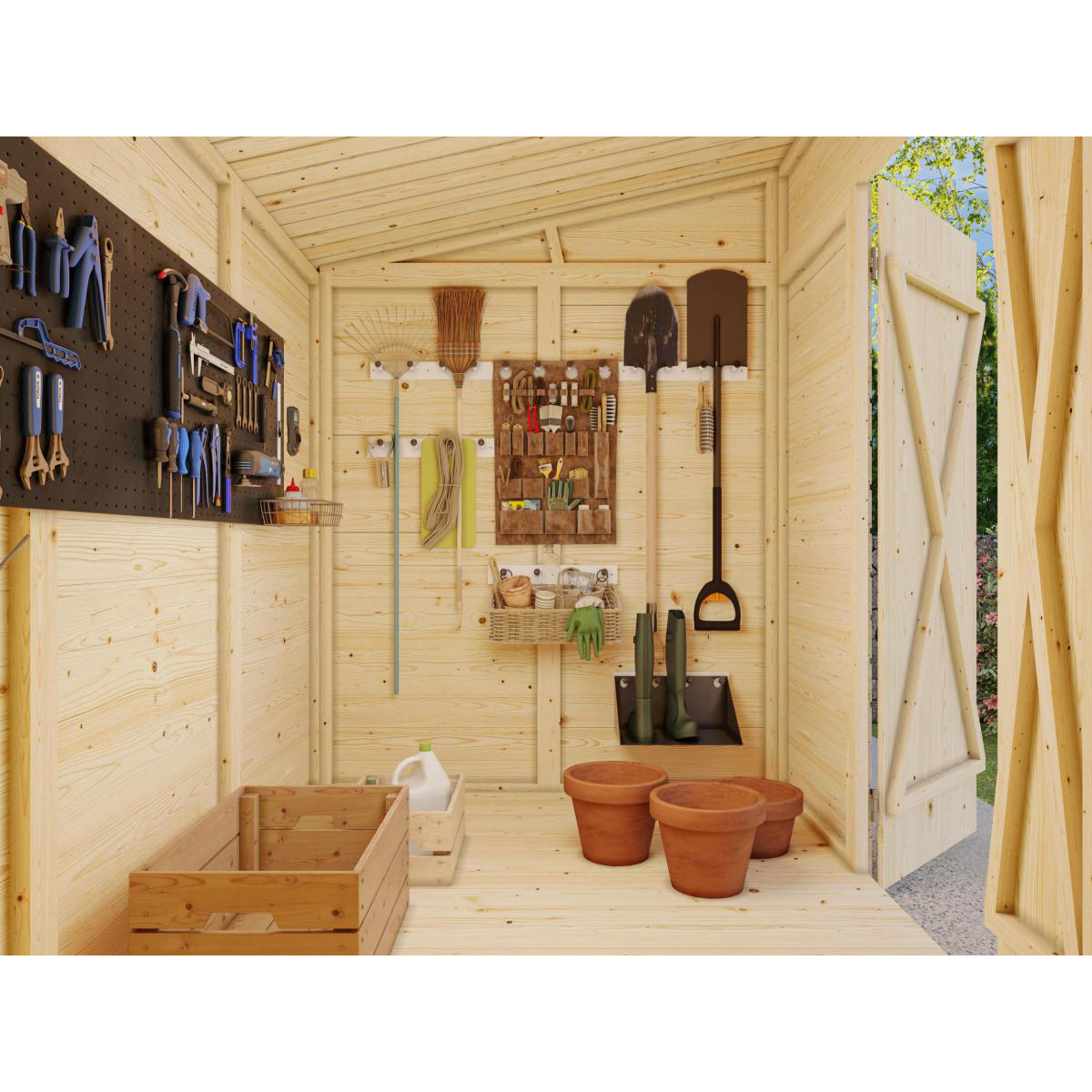 Förråd Palmako Leif 7,8 m2