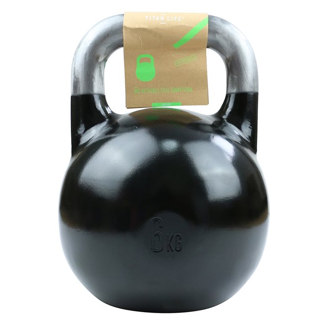 Kettlebell Titan Life Steel Competition Vikt: 6 kg