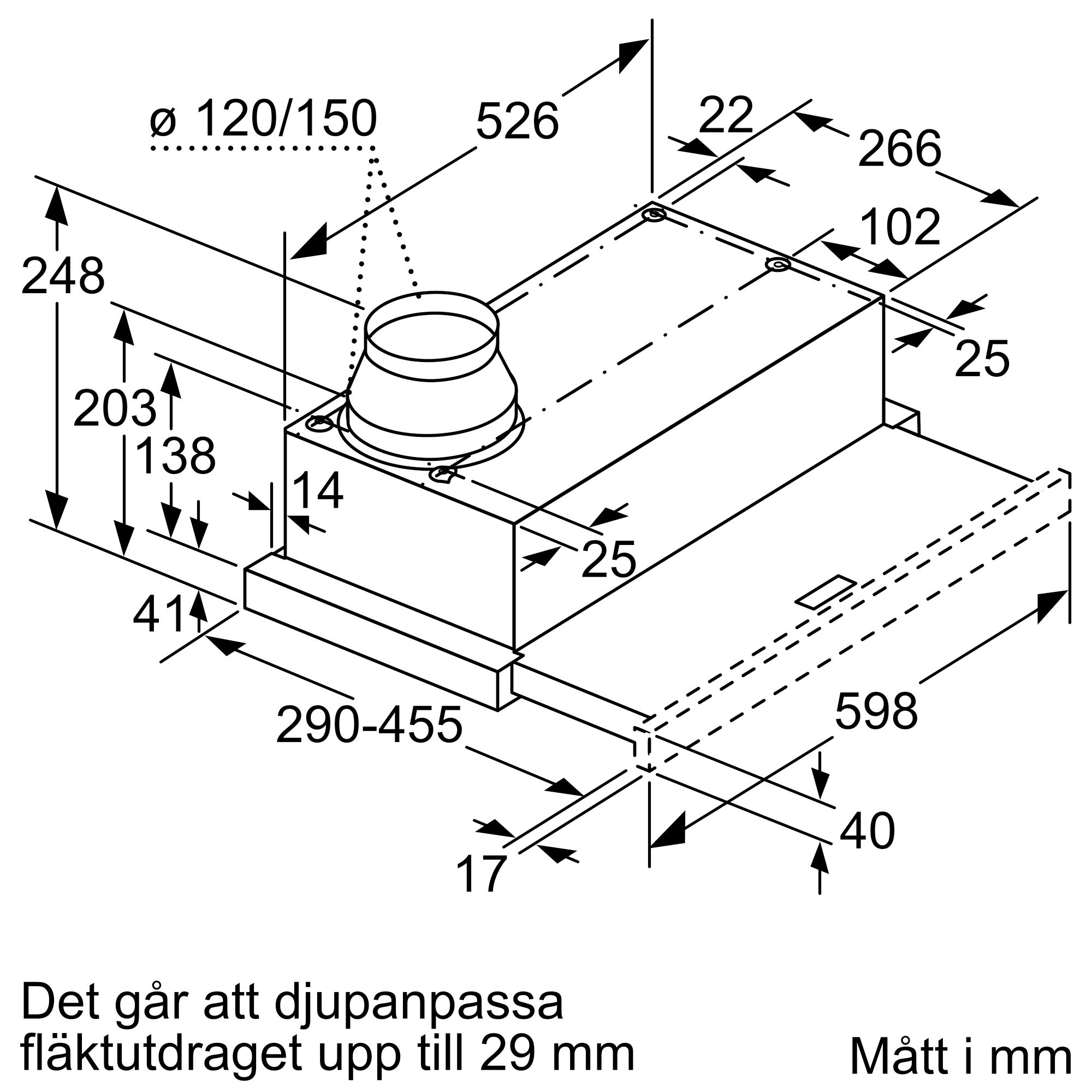 Köksfläkt Siemens LI64MB521