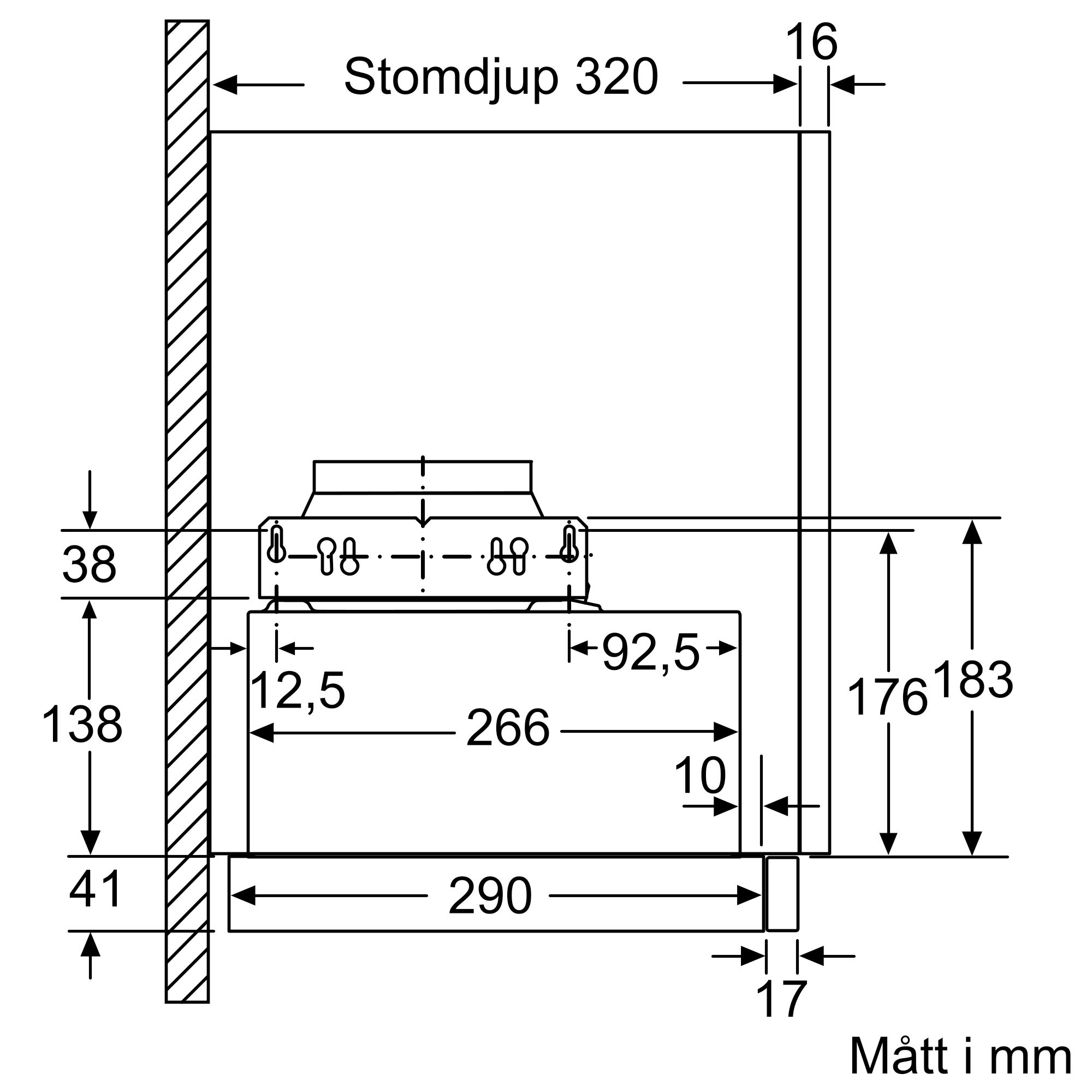 Köksfläkt Siemens LI64MB521
