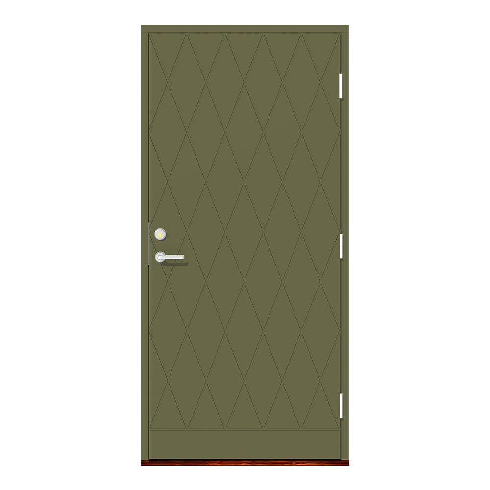 Ytterdörr Leksandsdörren Ljusbodarna Eco74 RC2