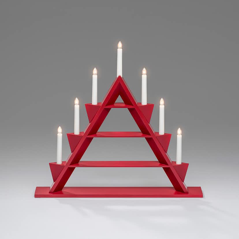 Adventsljusstake Gnosjö Konstsmide 7L med Hyllplan