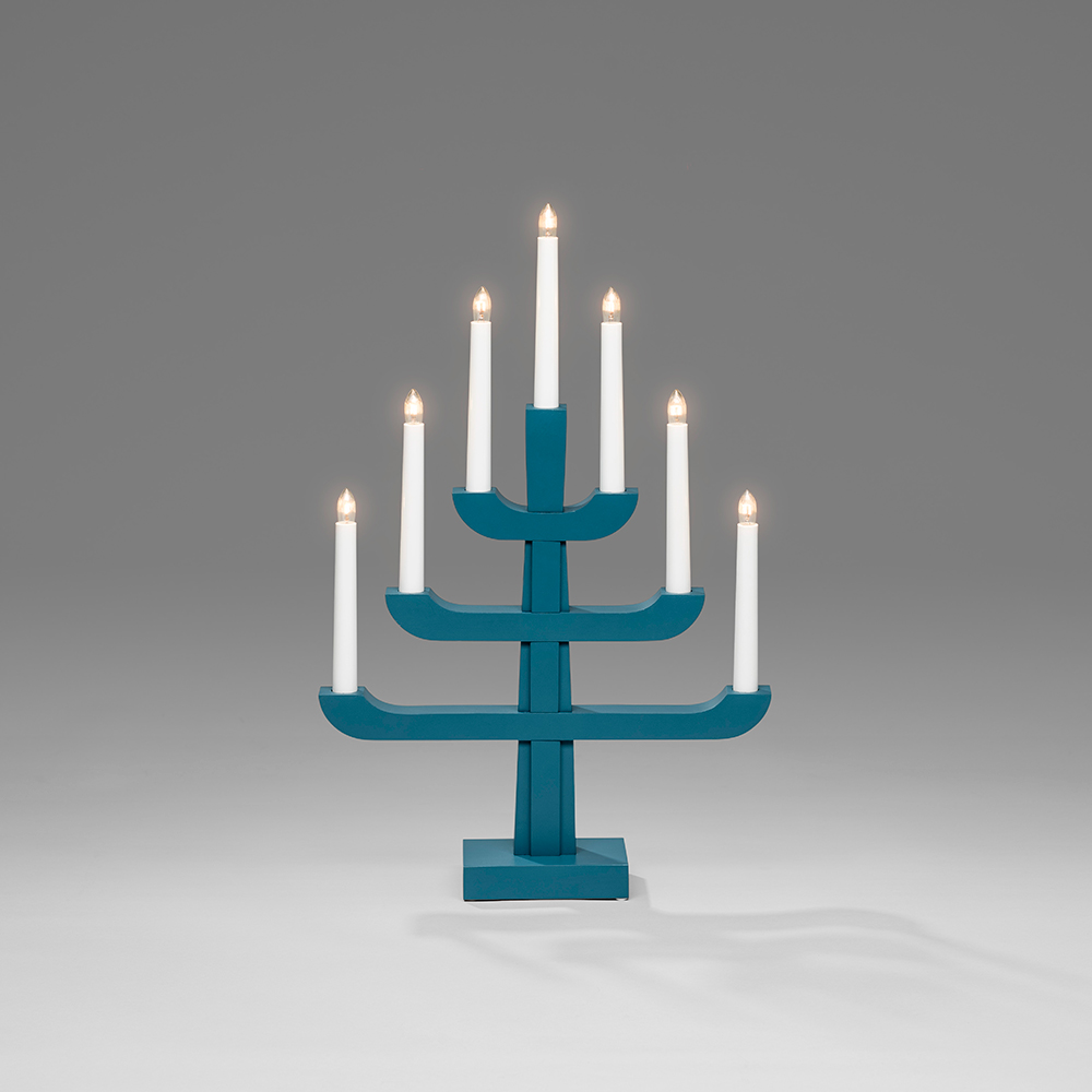 Adventsljusstake Gnosjö Konstsmide 7L på Fot H50