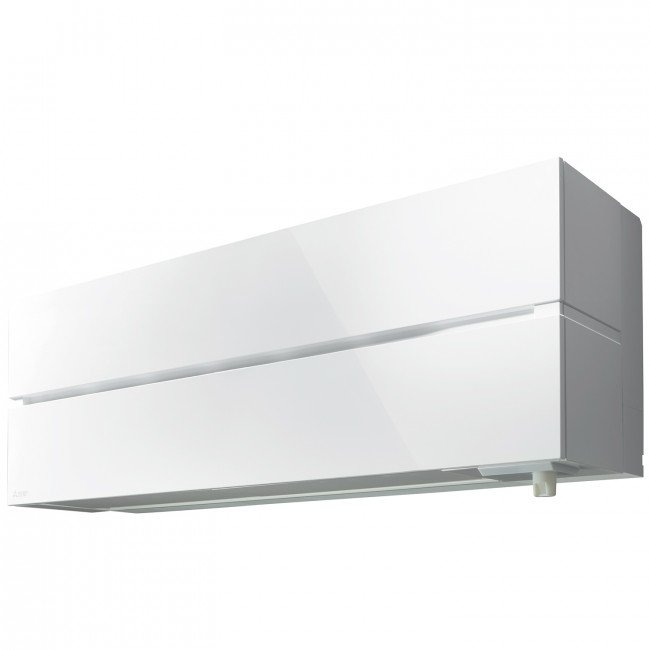 Luftvärmepump Mitsubishi Electric Hero 2.0 LN25 6,3kW Värme SCOP 5,2 Paket med Markstativ