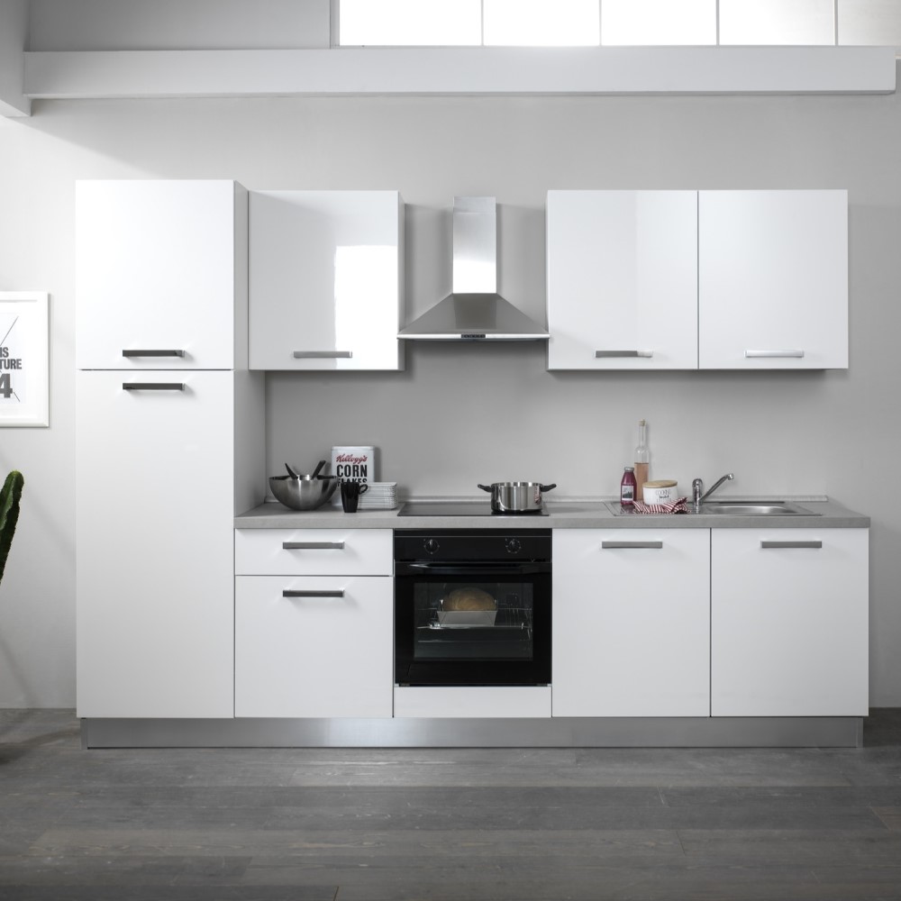 Komplett Kok Mimo Katy 300 Vit Inkl Vitvaror Mar 1ka300blp29h