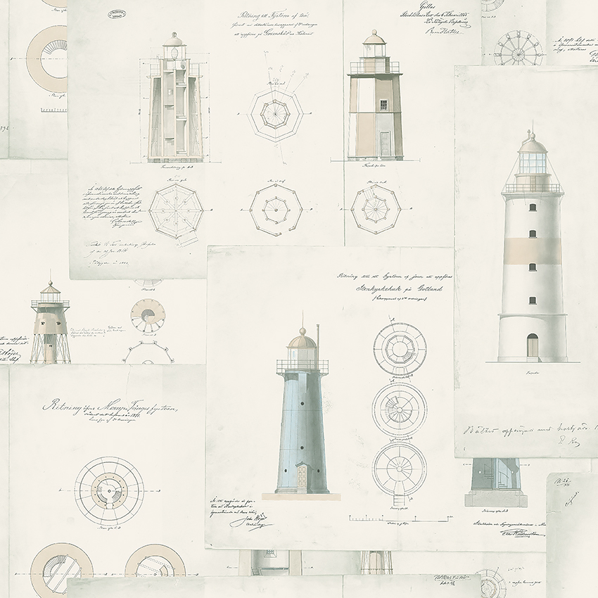 Tapet Boråstapeter Marstrand II Lighthouse 8867