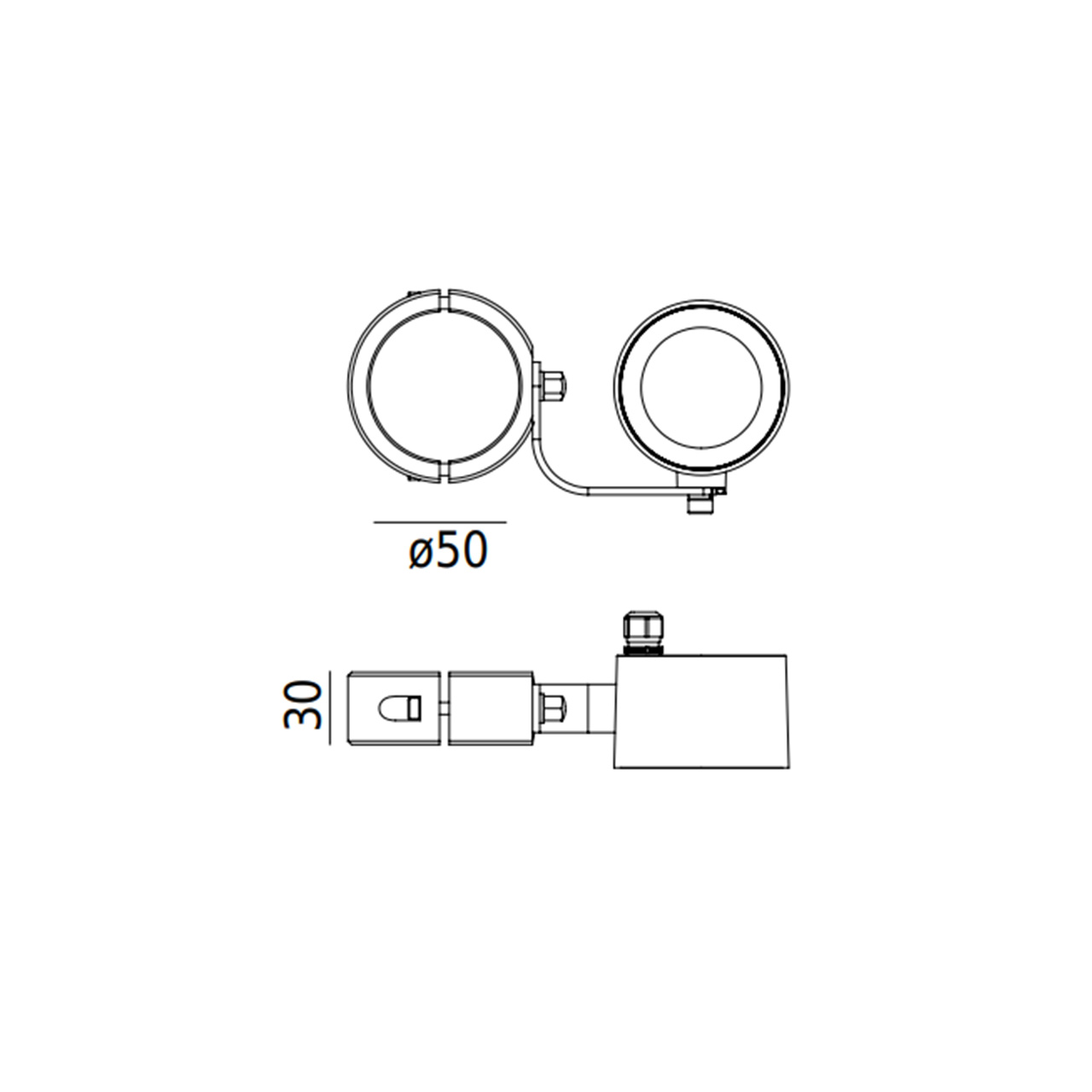 Stolparmatur Norlys Moss 6732