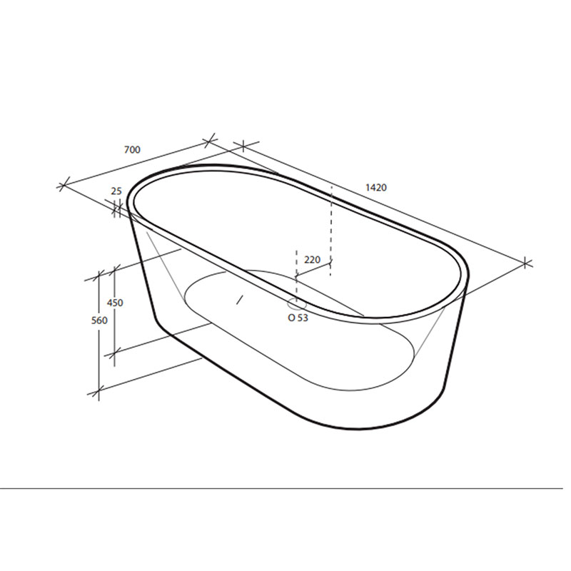 Badkar Alterna Ovale