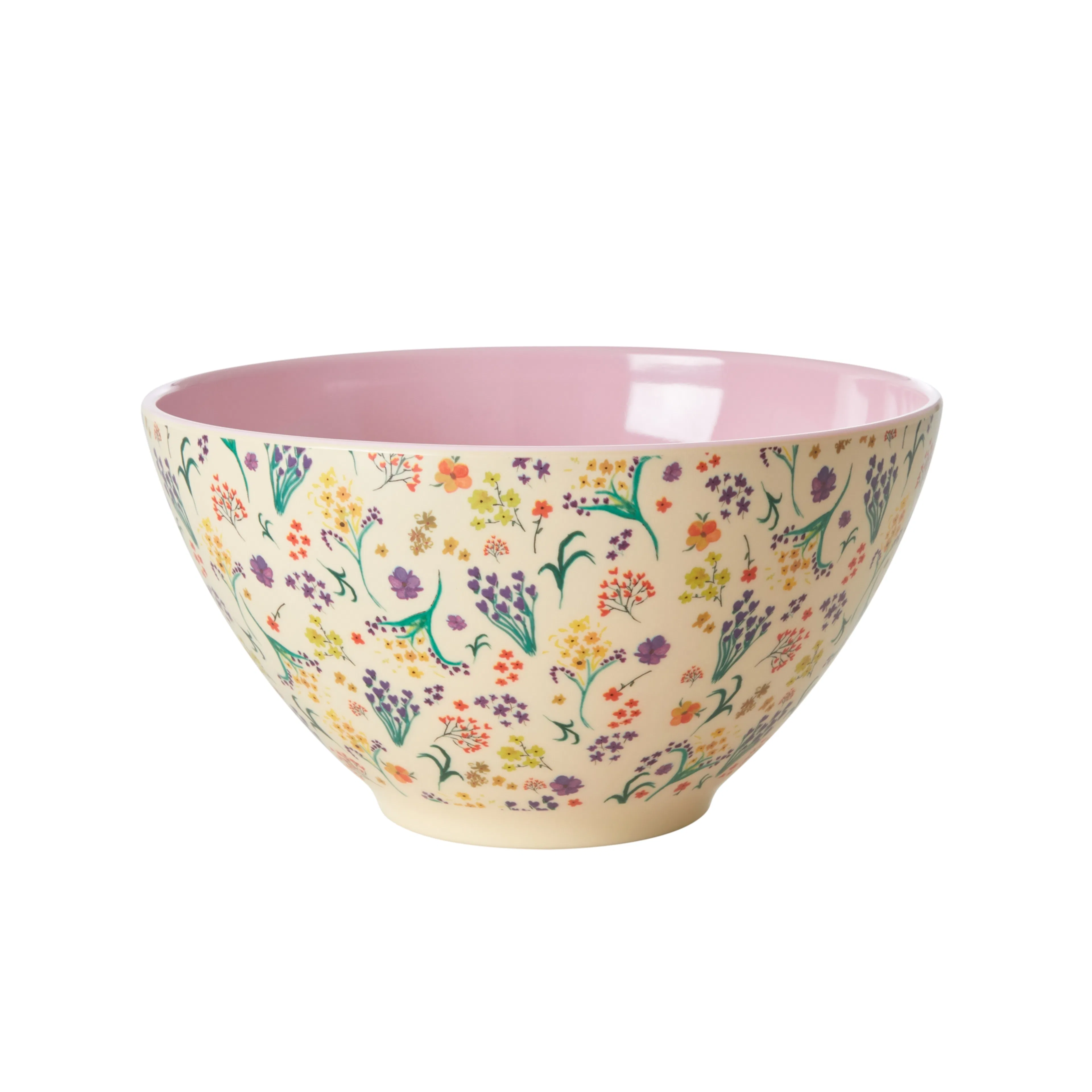 Salladsskål Rice Melamin Ø26,5 cm Rosa/Multi
