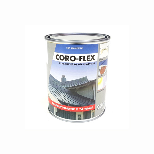 Metallfärg Coro-Flex Gråvit RAL 9002, 5Kg