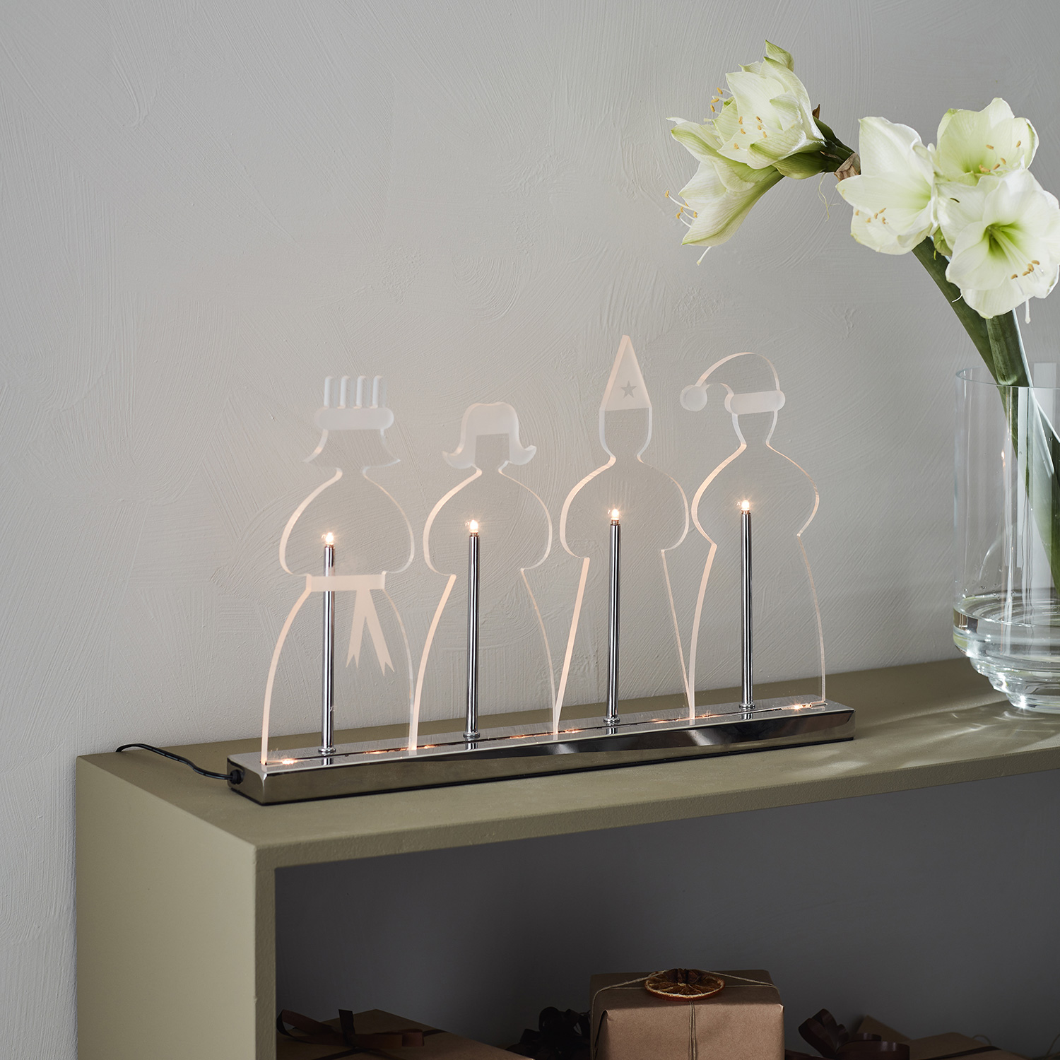 Adventsljusstake Markslöjd Lucia 4L