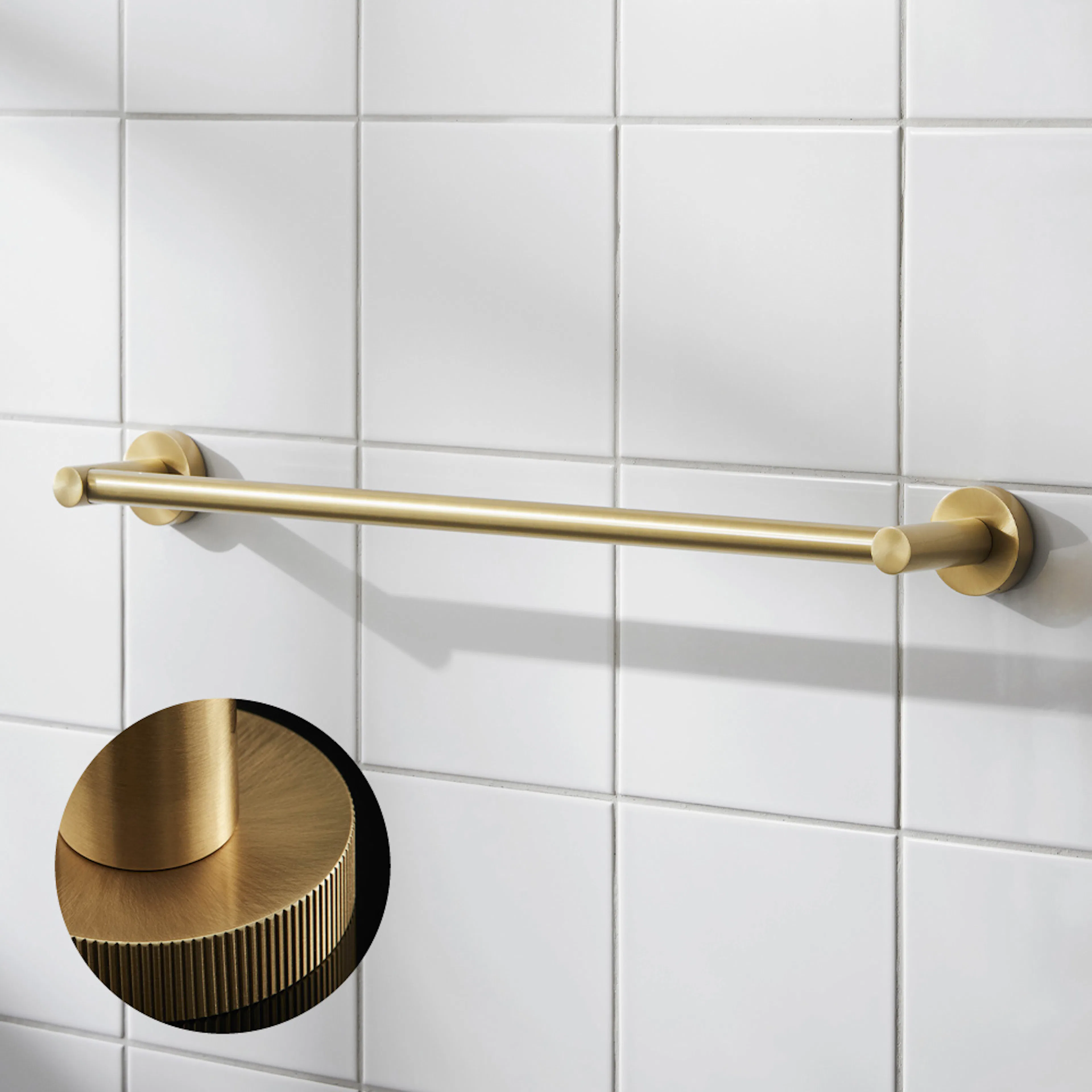 Handduksstång Miller Badrum Bond Groove Enkel