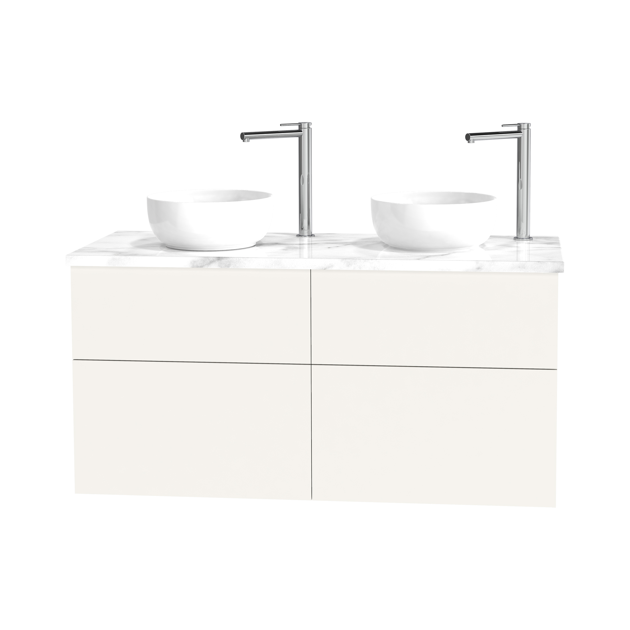 Tvättställsskåp Miller Badrum City 120 för Bänkskiva