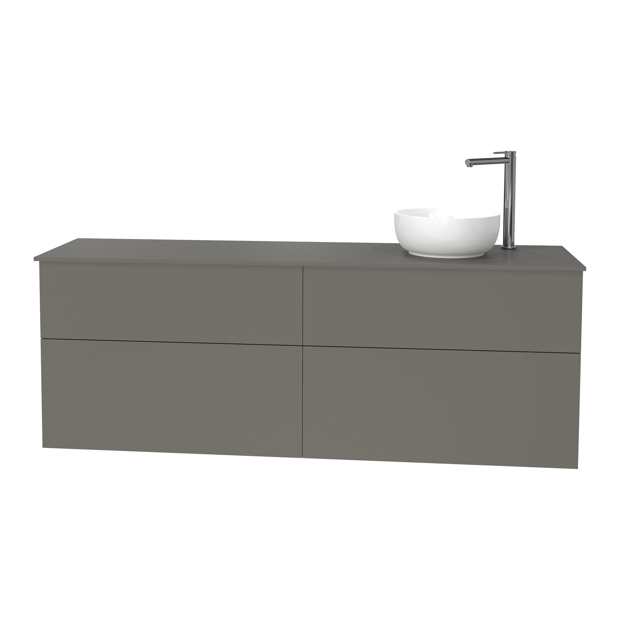 Tvättställsskåp Miller Badrum City 160 för Bänkskiva