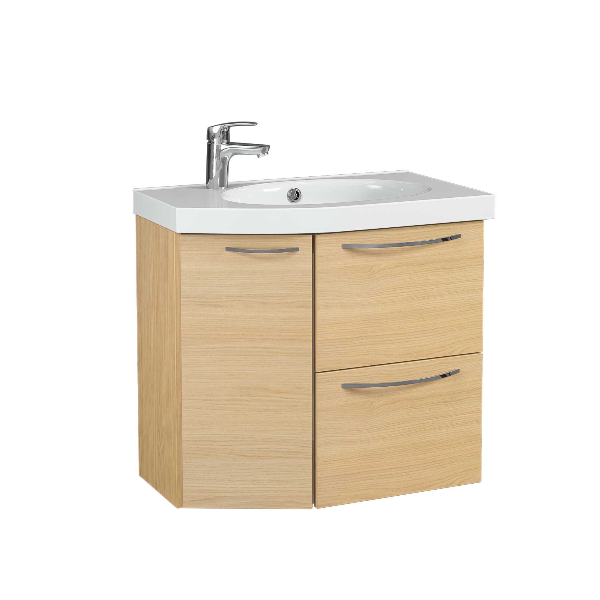 Tvättställsskåp Temal Mondo med Tvättställ 2 Lådor och 1 Lucka