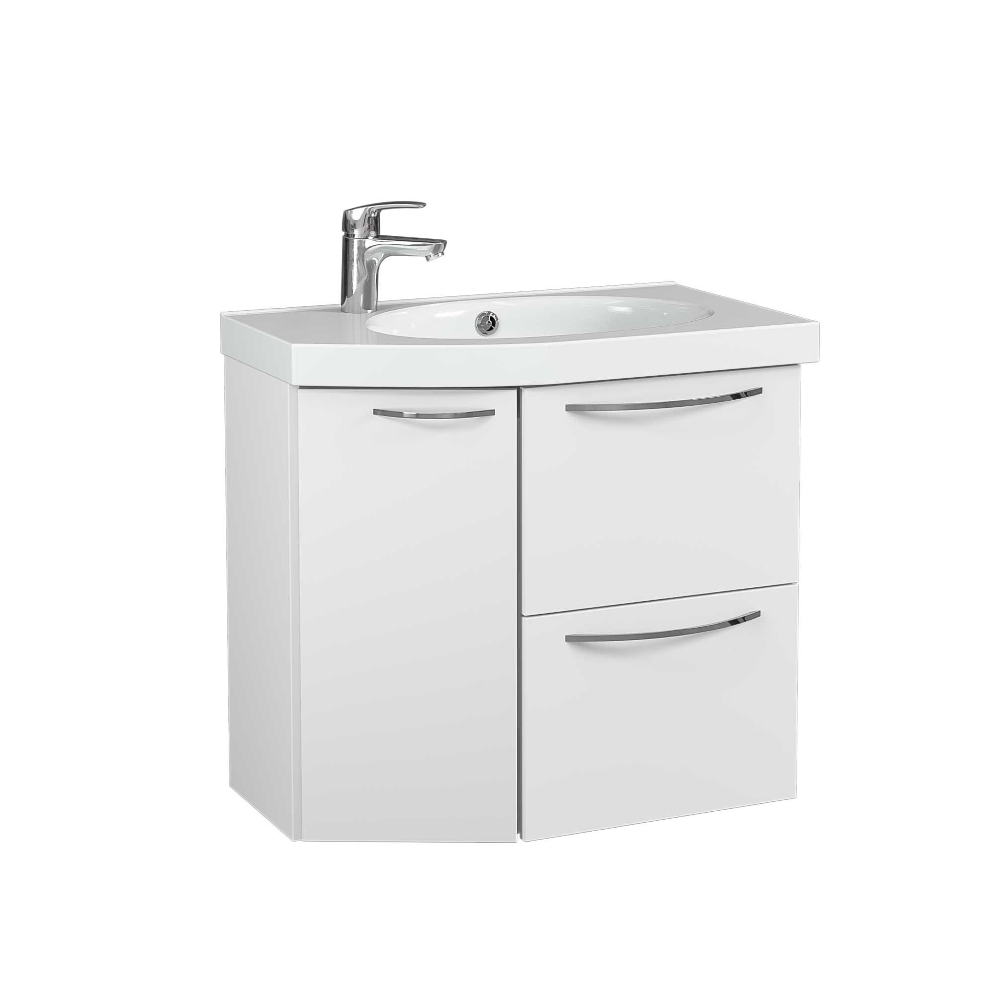 Tvättställsskåp Temal Mondo med Tvättställ 2 Lådor och 1 Lucka