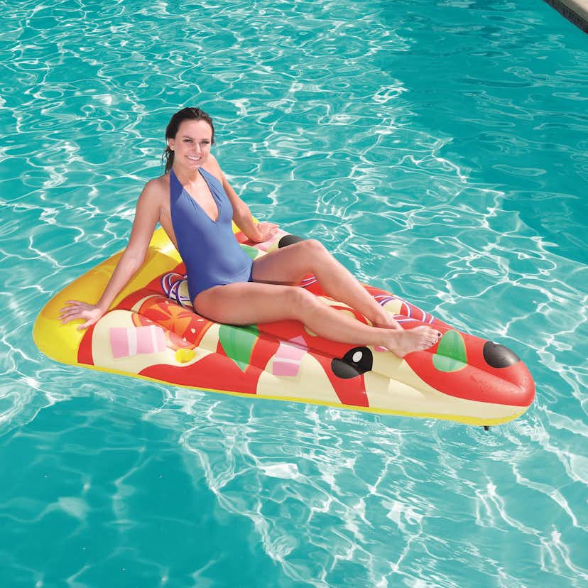 Luftmadrass Planet Pool Pizza Party Lounge