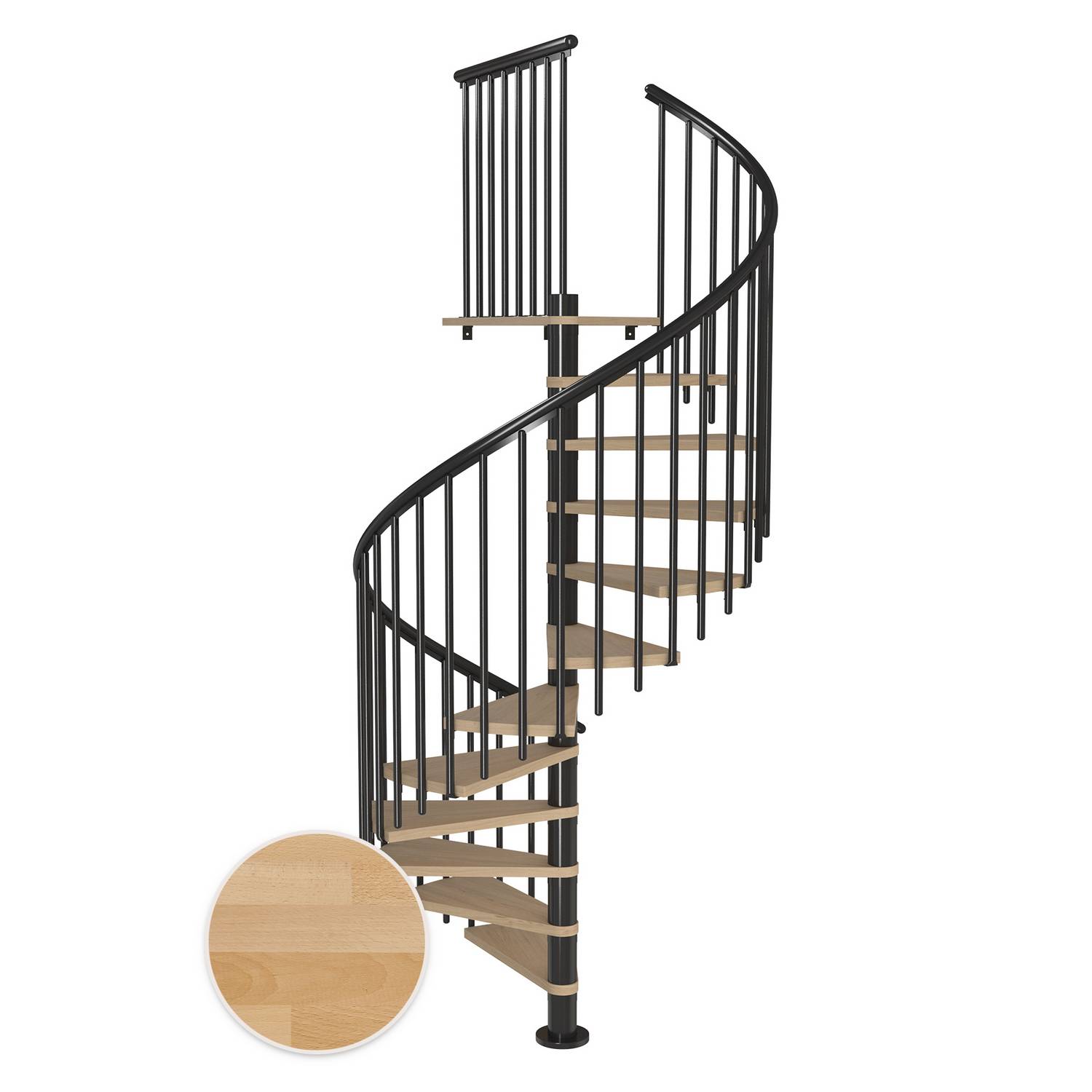 Spiraltrappa Dolle Montréal Bok Oljad Classic 4