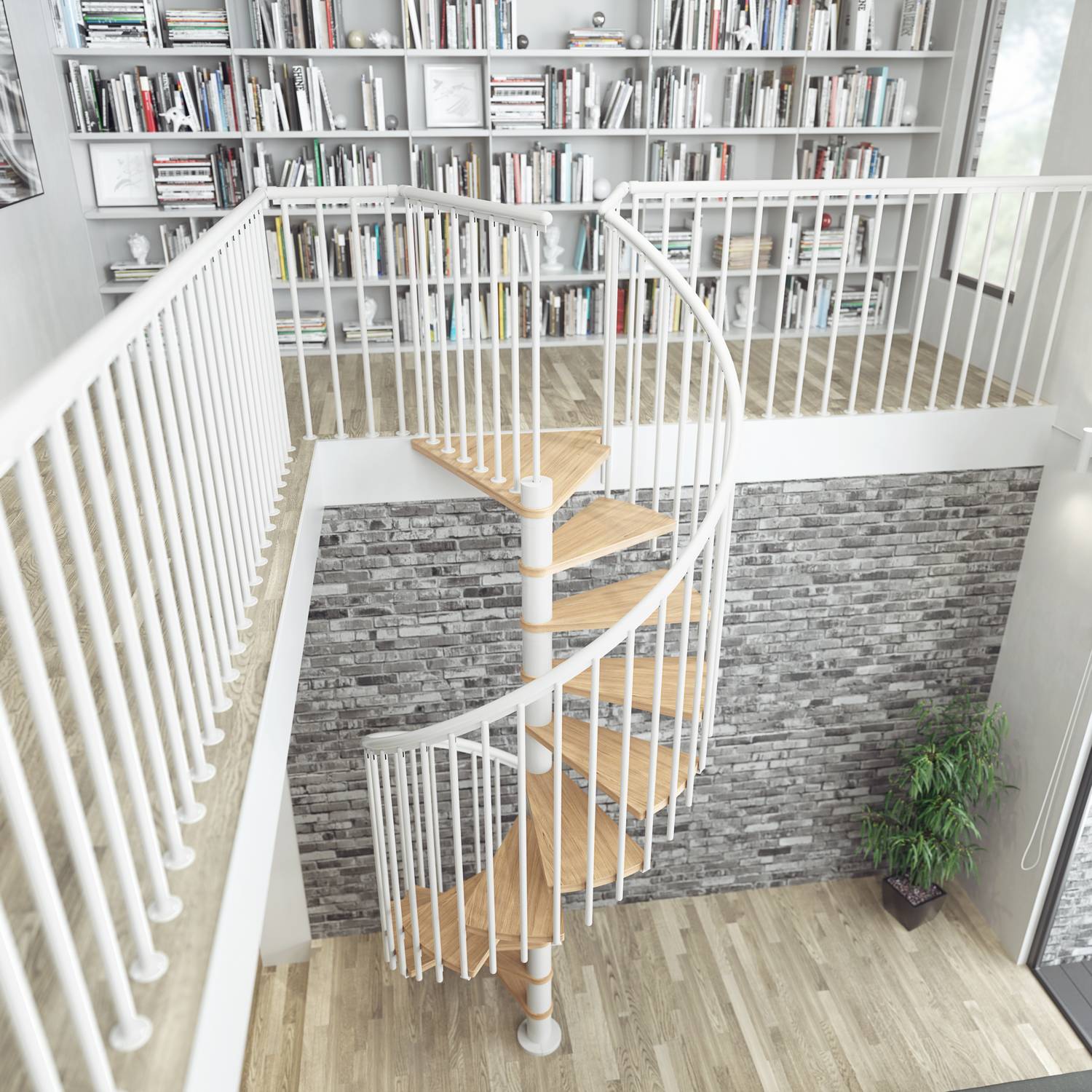 Spiraltrappa Dolle Montréal Bok Oljad Classic 4