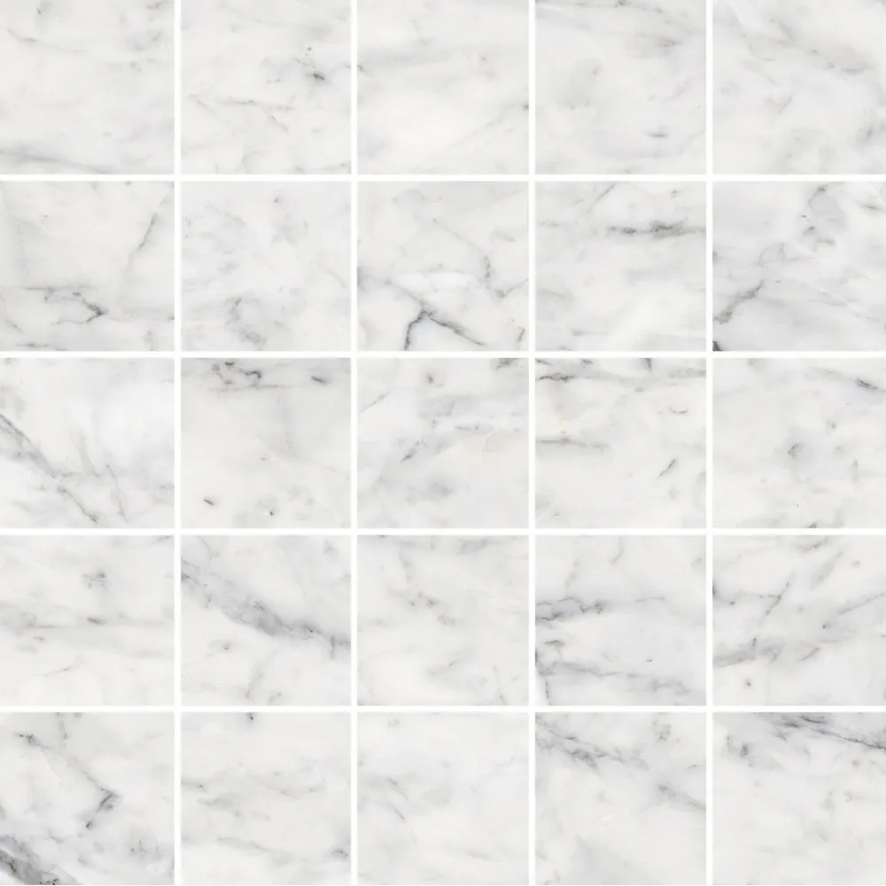 Mosaik Lhådös Carrara Marmor Mosaik 5x5 cm