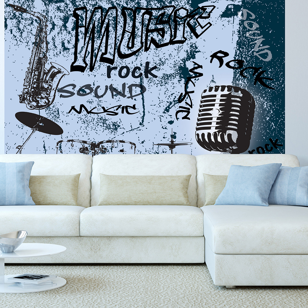 Tapet Dimex Music Blue