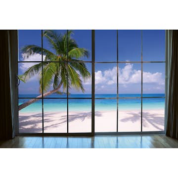 Tapet Dimex Beach Window View