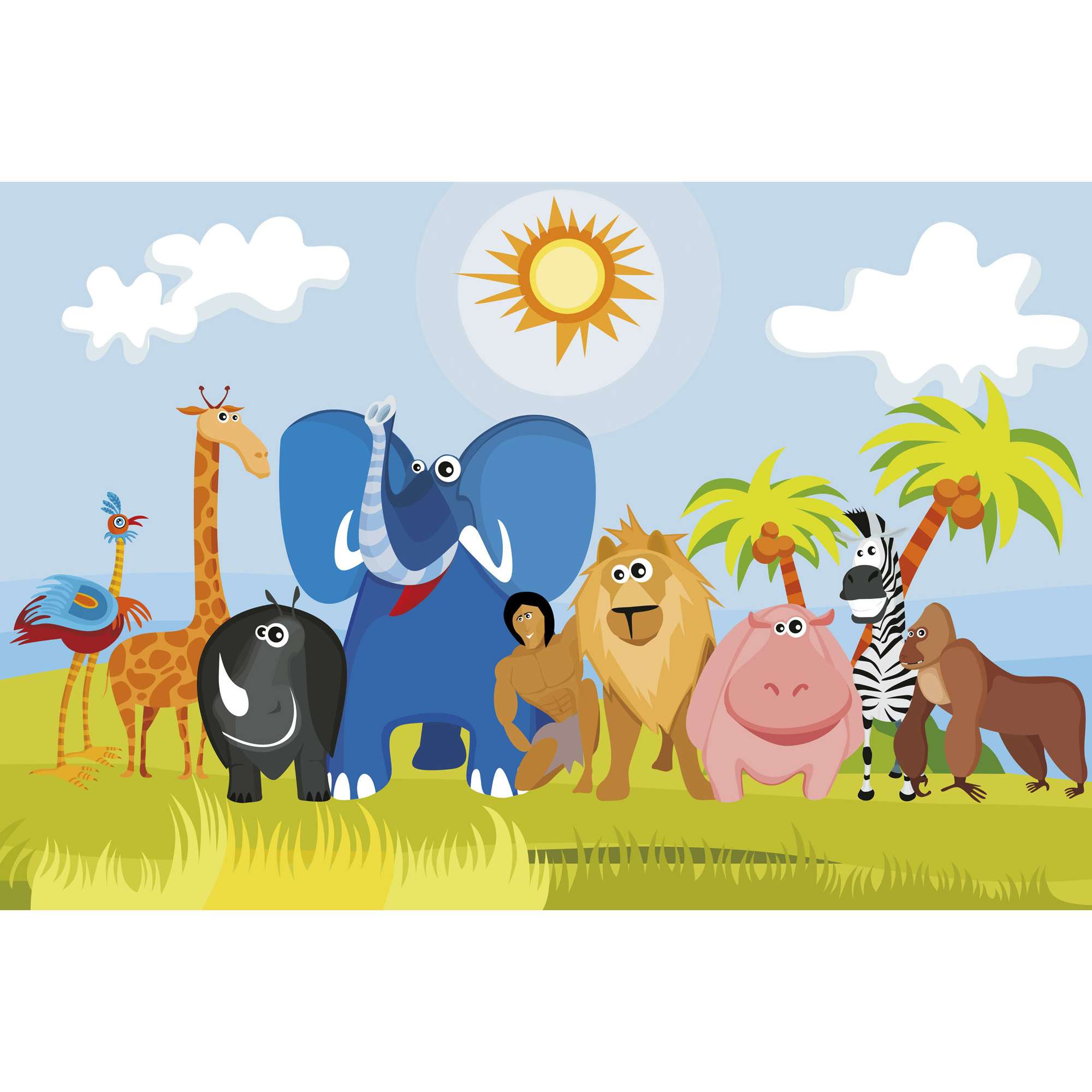 Tapet Dimex Africa Animals