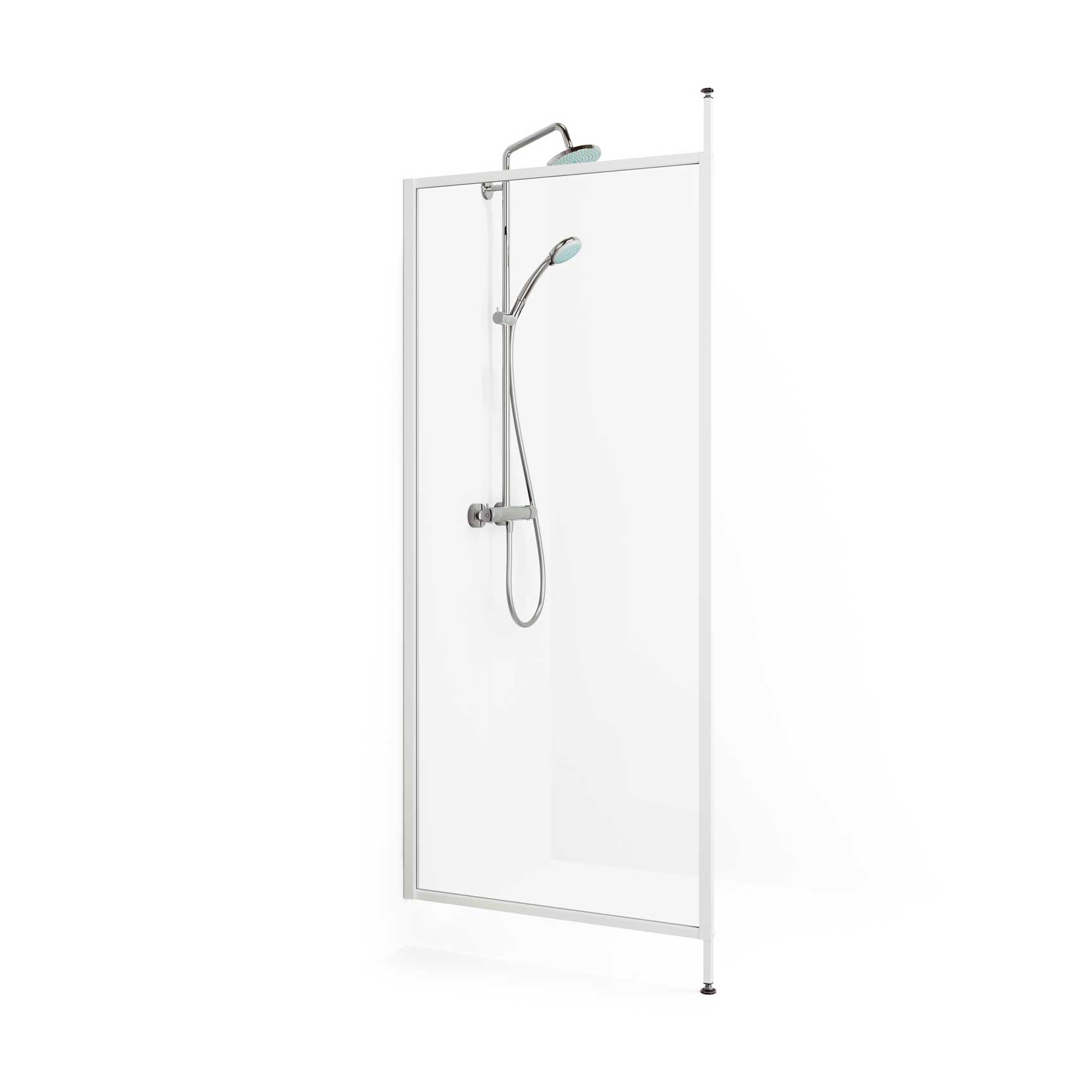 Duschvägg Macro Design Flow Skärmvägg Fast