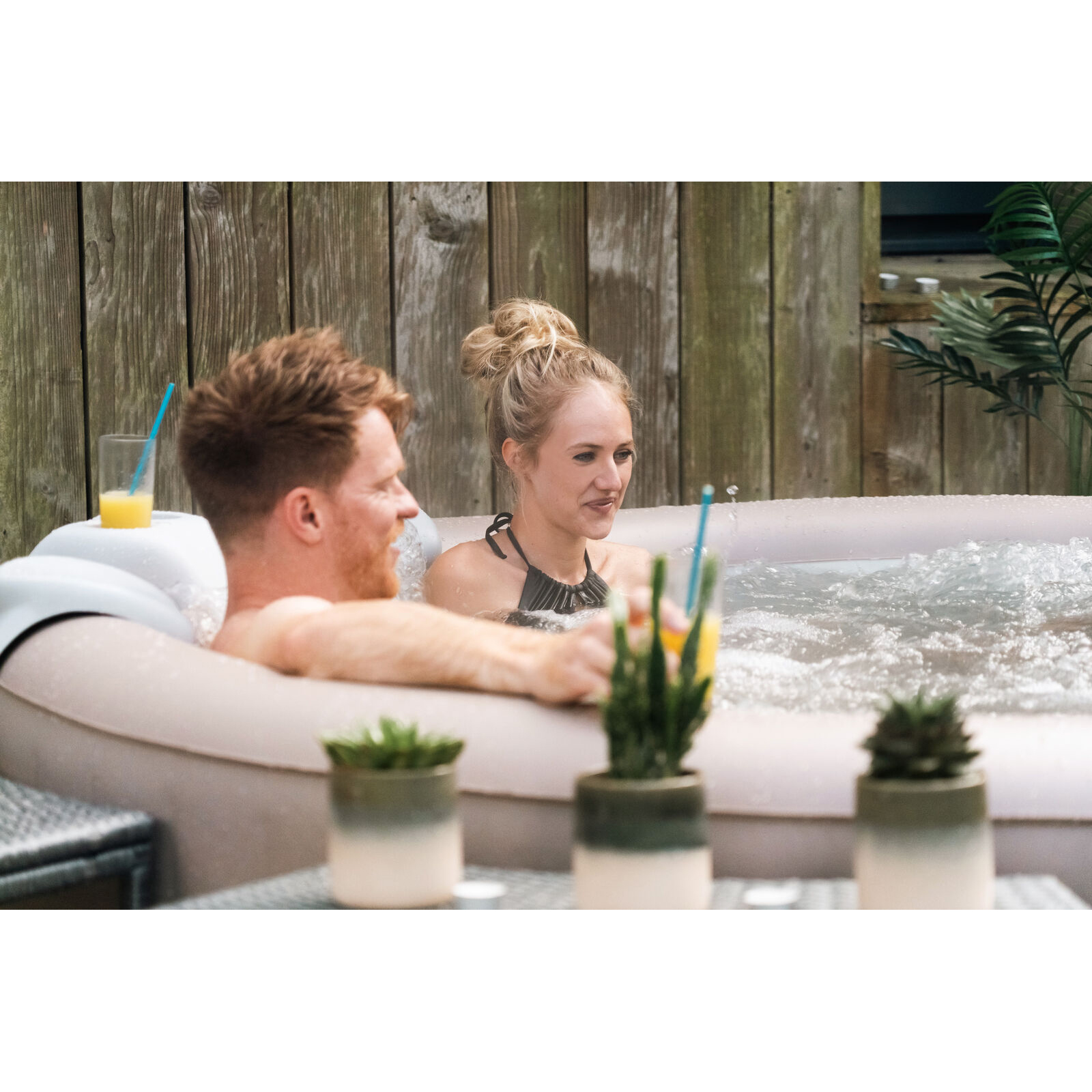 Uppblåsbart Spabad Mspa Bristol Urban U-BR062 138 Jets med Lock