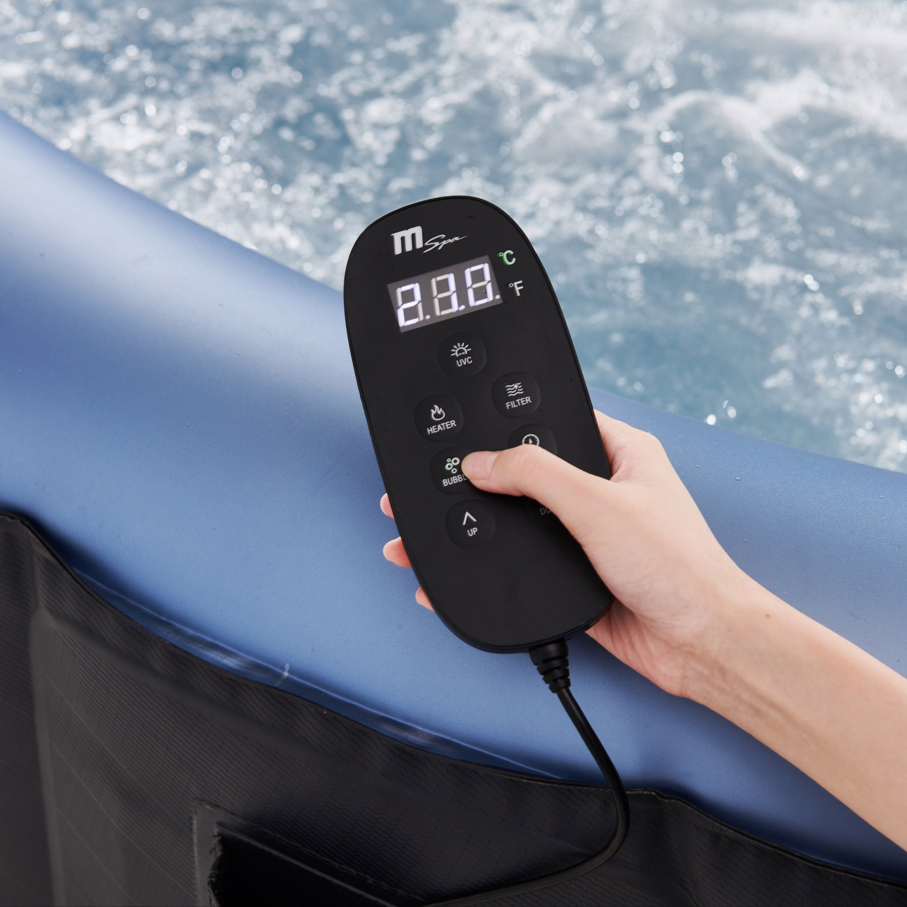 Uppblåsbart Spabad MSpa Bergen Comfort C-BE062 138 Jets