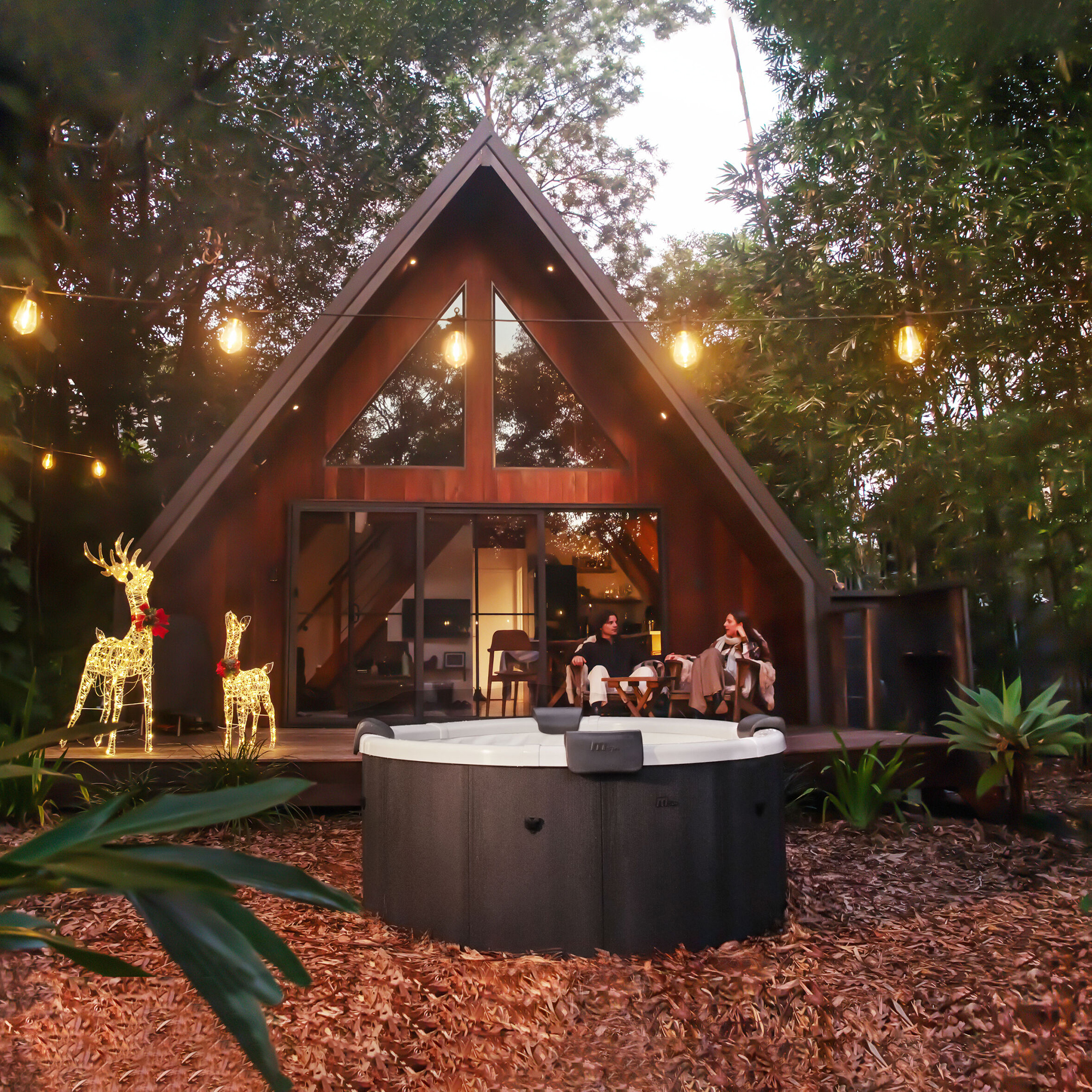 Spabad MSpa Denver Frame 4 Personer 130 Jets