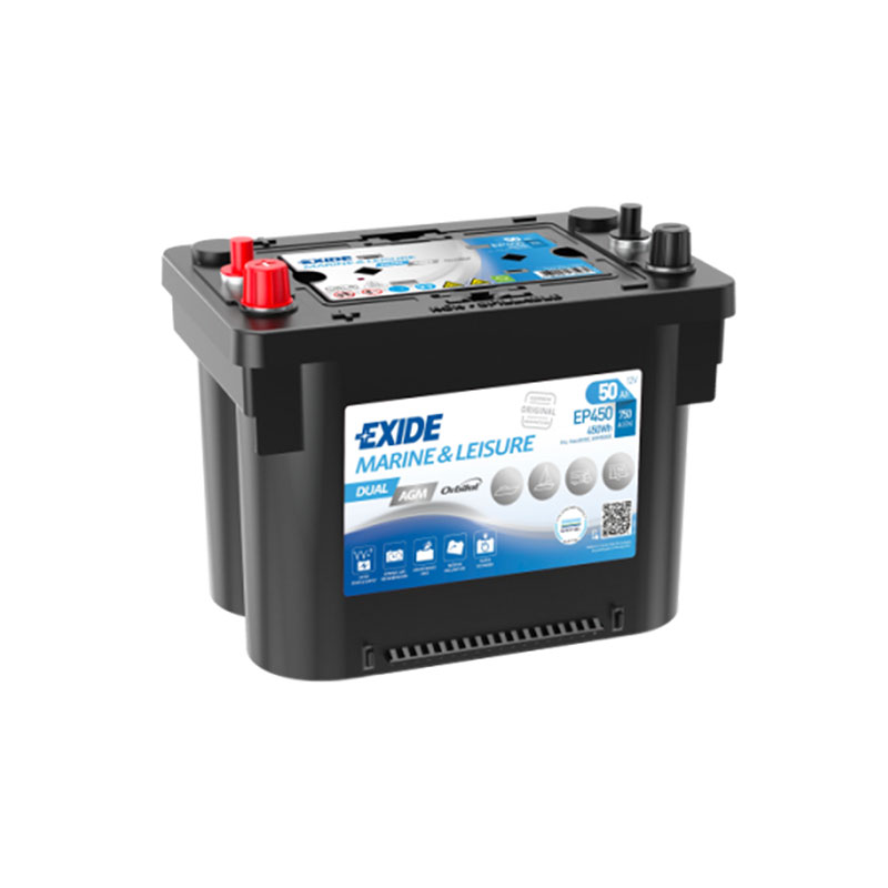 Fritid- & marinbatteri Exide 50 Ah 12 V - Start & Stopp EP450